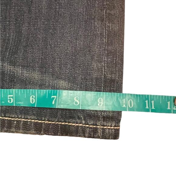 Rock Revival Jeans Mens 34 Casual Denim Embroided Distressed Boot Cut Pants - Picture 14 of 16